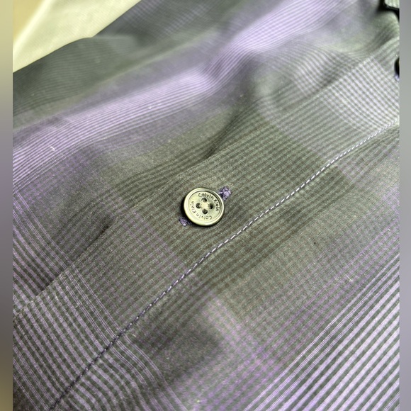 Calvin Klein Men’s Cotton Short Sleeve Button Down Shirt - Picture 5 of 7